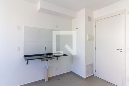 Cozinha de apartamento à venda com 1 quarto, 32m² em Água Branca, São Paulo