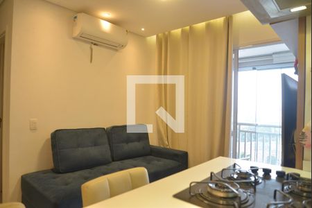 Sala de apartamento à venda com 2 quartos, 57m² em Vila Homero Thon, Santo André