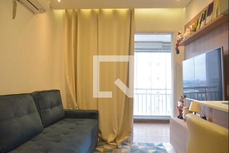 Sala de apartamento à venda com 2 quartos, 57m² em Vila Homero Thon, Santo André