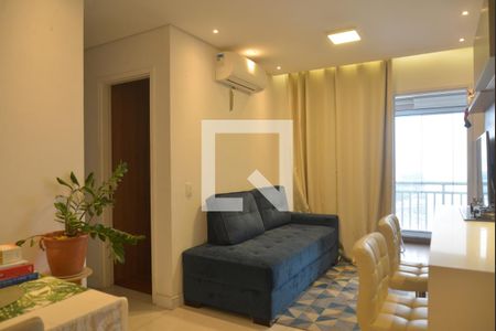 Sala de apartamento à venda com 2 quartos, 57m² em Vila Homero Thon, Santo André