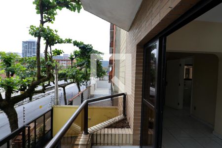 Varanda de apartamento para alugar com 3 quartos, 99m² em Balneario Cidade Atlantica, Guarujá