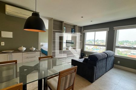 Sala de apartamento para alugar com 1 quarto, 43m² em Dezoito do Forte Empresarial/alphaville., Barueri