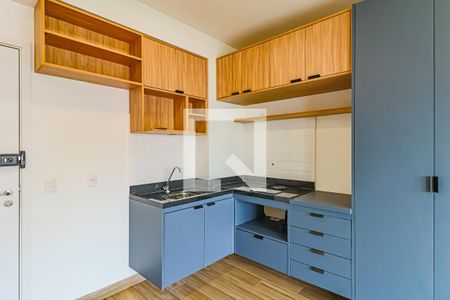 Cozinha de kitnet/studio para alugar com 1 quarto, 37m² em Butantã, São Paulo