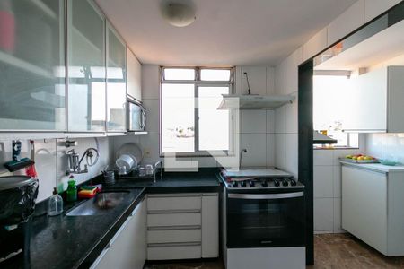 Cozinha  de apartamento à venda com 4 quartos, 196m² em Graça, Belo Horizonte