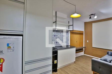 Sala/Cozinha de apartamento à venda com 1 quarto, 27m² em Belenzinho, São Paulo