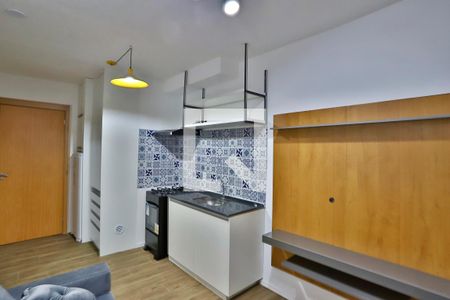 Sala/Cozinha de apartamento à venda com 1 quarto, 27m² em Belenzinho, São Paulo