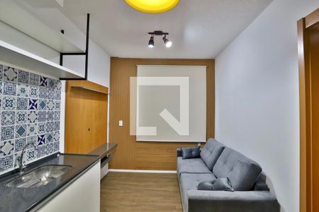 Sala/Cozinha de apartamento à venda com 1 quarto, 27m² em Belenzinho, São Paulo