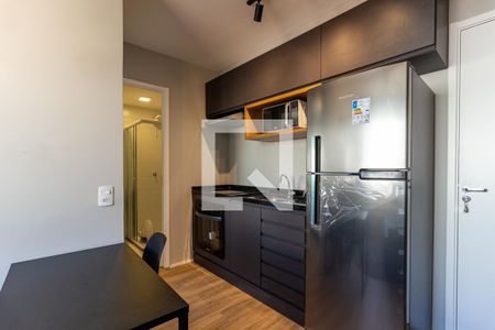 Cozinha de kitnet/studio para alugar com 1 quarto, 25m² em Vila Buarque, São Paulo