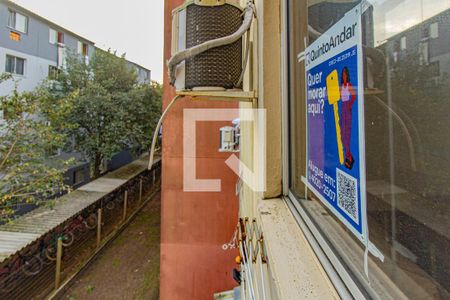 Apartamento para alugar com 39m², 2 quartos e 1 vaga Apartamento para alugar com 39m², 2 quartos e 1 vagaPlaquinha instalada na janela da sala