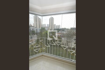 Varanda da Sala de apartamento à venda com 3 quartos, 74m² em Vila Isa, São Paulo