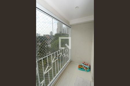 Varanda da Sala de apartamento à venda com 3 quartos, 74m² em Vila Isa, São Paulo