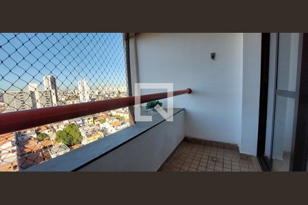 Varanda Sala de apartamento para alugar com 2 quartos, 70m² em Vila Valparaíso, Santo André