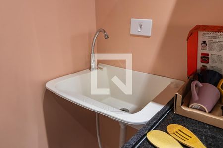 Sala/Cozinha de apartamento para alugar com 1 quarto, 22m² em Vila do Conde, Barueri