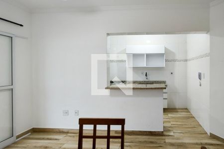 Sala de apartamento para alugar com 1 quarto, 50m² em Maracanã, Praia Grande