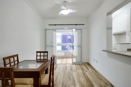 Sala de apartamento para alugar com 1 quarto, 50m² em Maracanã, Praia Grande