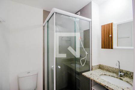 1 Banheiro de kitnet/studio para alugar com 1 quarto, 23m² em Santa Cecília, São Paulo