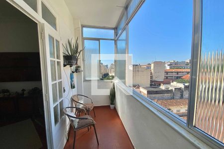 Varanda de apartamento à venda com 1 quarto, 60m² em Glória, Rio de Janeiro