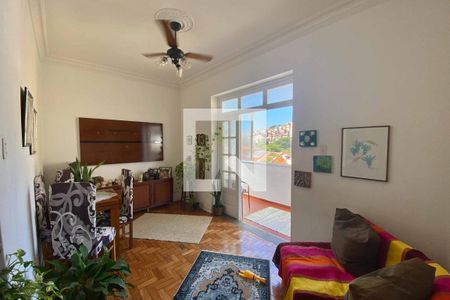 Sala de apartamento à venda com 1 quarto, 60m² em Glória, Rio de Janeiro