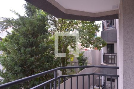 Vista Sacada de apartamento à venda com 1 quarto, 41m² em Vila Valparaíso, Santo André