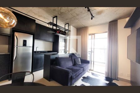 Sala de apartamento à venda com 1 quarto, 42m² em Cambuí , Campinas