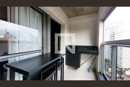 Varanda da Sala de apartamento para alugar com 1 quarto, 42m² em Cambuí , Campinas