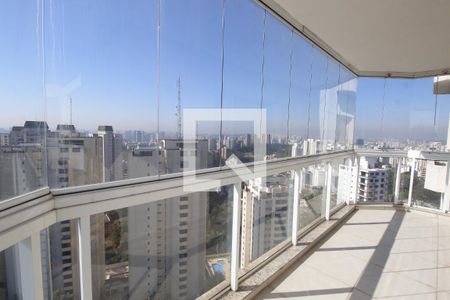 Varanda da Sala de apartamento para alugar com 5 quartos, 630m² em Vila Andrade, São Paulo
