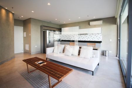 Sala de apartamento para alugar com 1 quarto, 66m² em Vila Olímpia, São Paulo