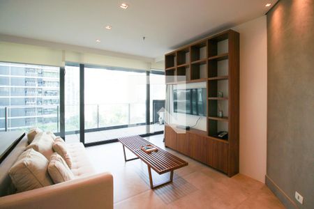 Sala de apartamento à venda com 1 quarto, 66m² em Vila Olímpia, São Paulo