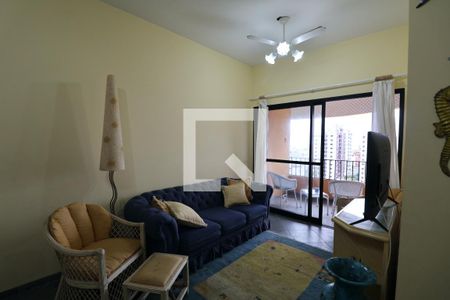 Sala de apartamento para alugar com 2 quartos, 75m² em Vila Júlia, Guarujá