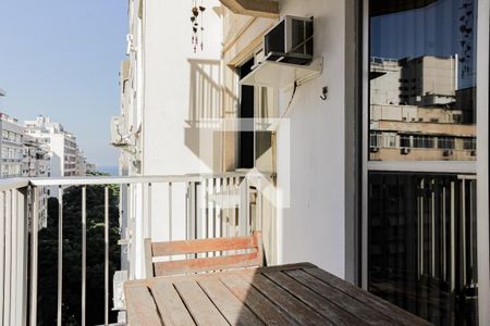 Varanda da Sala de apartamento à venda com 1 quarto, 55m² em Copacabana, Rio de Janeiro