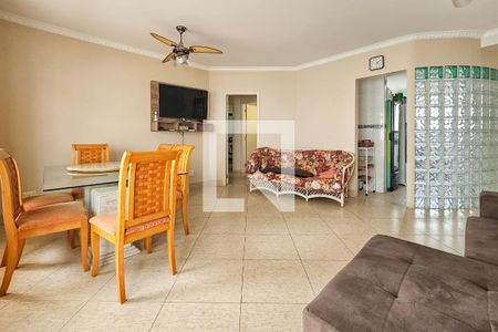 Sala de apartamento para alugar com 3 quartos, 115m² em Loteamento Joao Batista Juliao, Guarujá