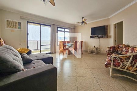 Sala de apartamento para alugar com 3 quartos, 115m² em Loteamento Joao Batista Juliao, Guarujá