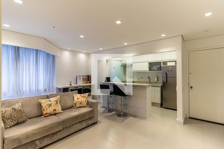 Sala de apartamento à venda com 1 quarto, 47m² em Santa Cecilia, São Paulo