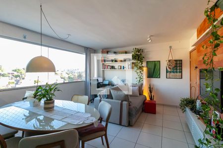 Sala de apartamento para alugar com 2 quartos, 65m² em Salgado Filho, Belo Horizonte