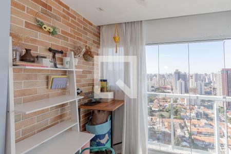 Varanda da Sala de apartamento para alugar com 2 quartos, 54m² em Chácara Santo Antônio (zona Sul), São Paulo