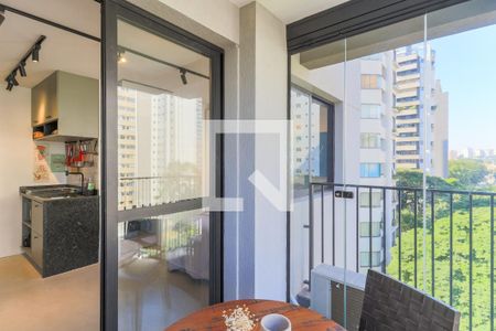Studio para alugar com 26m², 1 quarto e sem vaga Studio para alugar com 26m², 1 quarto e sem vagaVaranda