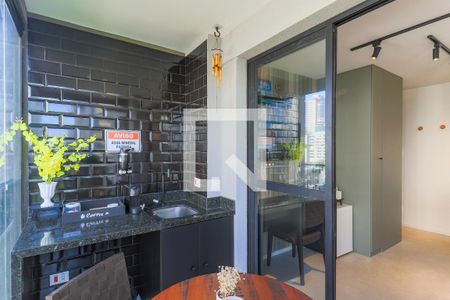 Studio para alugar com 26m², 1 quarto e sem vaga Studio para alugar com 26m², 1 quarto e sem vagaVaranda