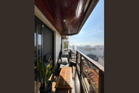 Varanda da Sala de apartamento à venda com 3 quartos, 155m² em Vila Clementino, São Paulo