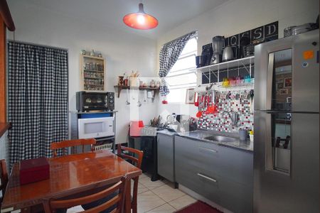 Cozinha de apartamento à venda com 1 quarto, 55m² em Ouro Branco, Novo Hamburgo