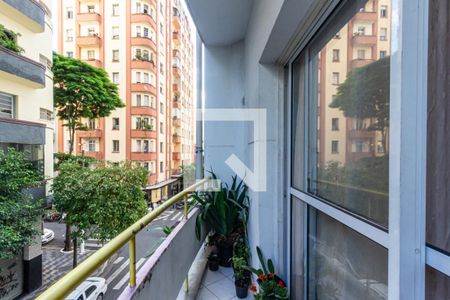 Varanda de kitnet/studio para alugar com 1 quarto, 32m² em Campos Elíseos, São Paulo