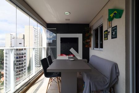 Varanda da Sala de apartamento para alugar com 2 quartos, 88m² em Jardim Ampliação, São Paulo