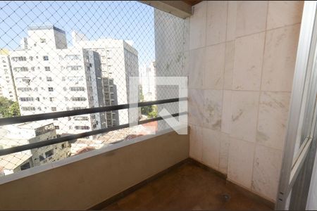 Varanda de apartamento para alugar com 3 quartos, 110m² em Lourdes, Belo Horizonte