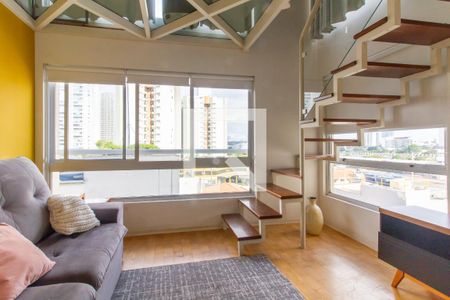 Sala de apartamento à venda com 1 quarto, 46m² em Vila Leopoldina, São Paulo