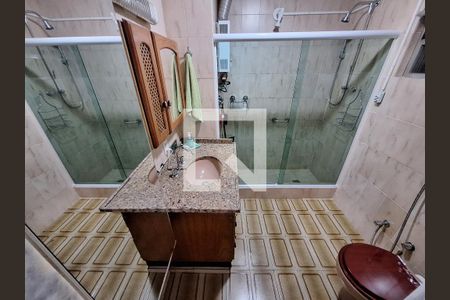 Banheiro  de apartamento à venda com 1 quarto, 42m² em Glória, Rio de Janeiro