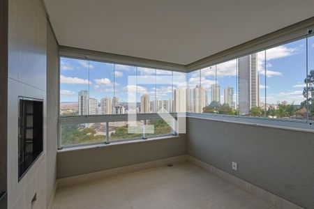 Varanda da Sala de apartamento para alugar com 3 quartos, 101m² em Vila da Serra, Belo Horizonte