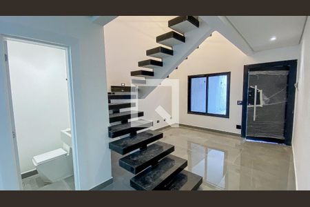 Sala de casa à venda com 3 quartos, 144m² em Vila Camilópolis, Santo André