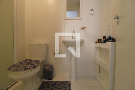 Banheiro da suíte de apartamento para alugar com 1 quarto, 31m² em Jardim Cidalia, São Paulo