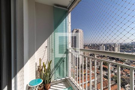 Varanda da Sala de apartamento à venda com 2 quartos, 52m² em Vila Vera, São Paulo