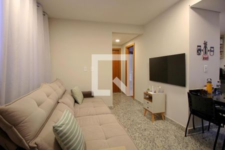 Sala de apartamento à venda com 2 quartos, 55m² em Serra, Belo Horizonte