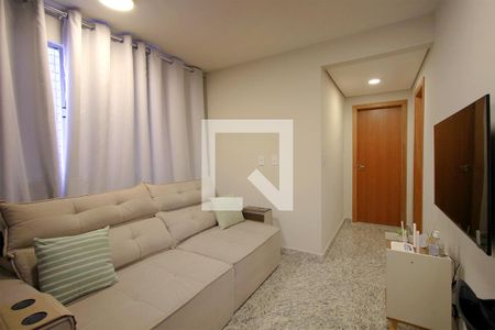 Sala de apartamento à venda com 2 quartos, 55m² em Serra, Belo Horizonte